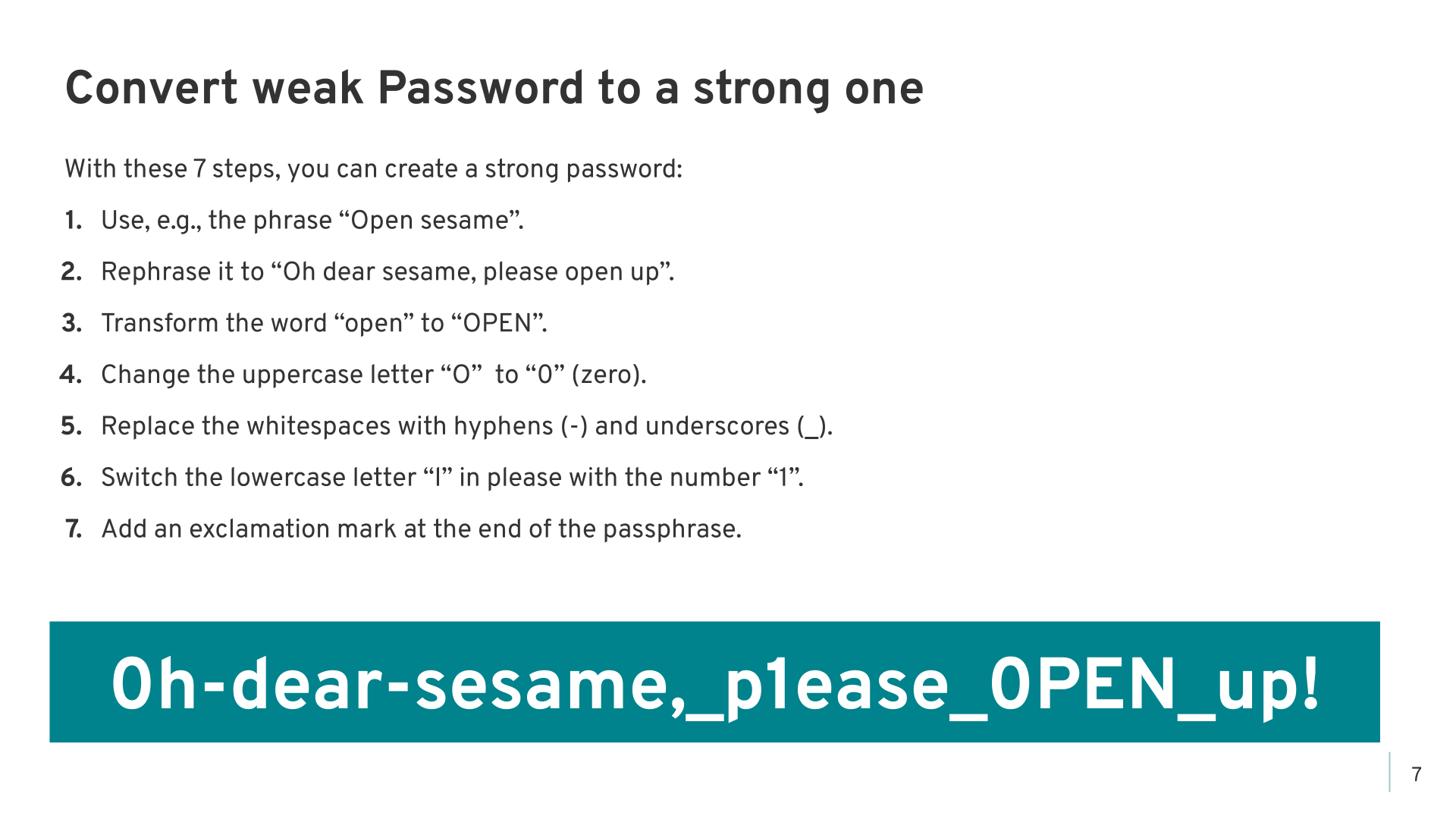 Passwords and Password Managers - Slide 7
